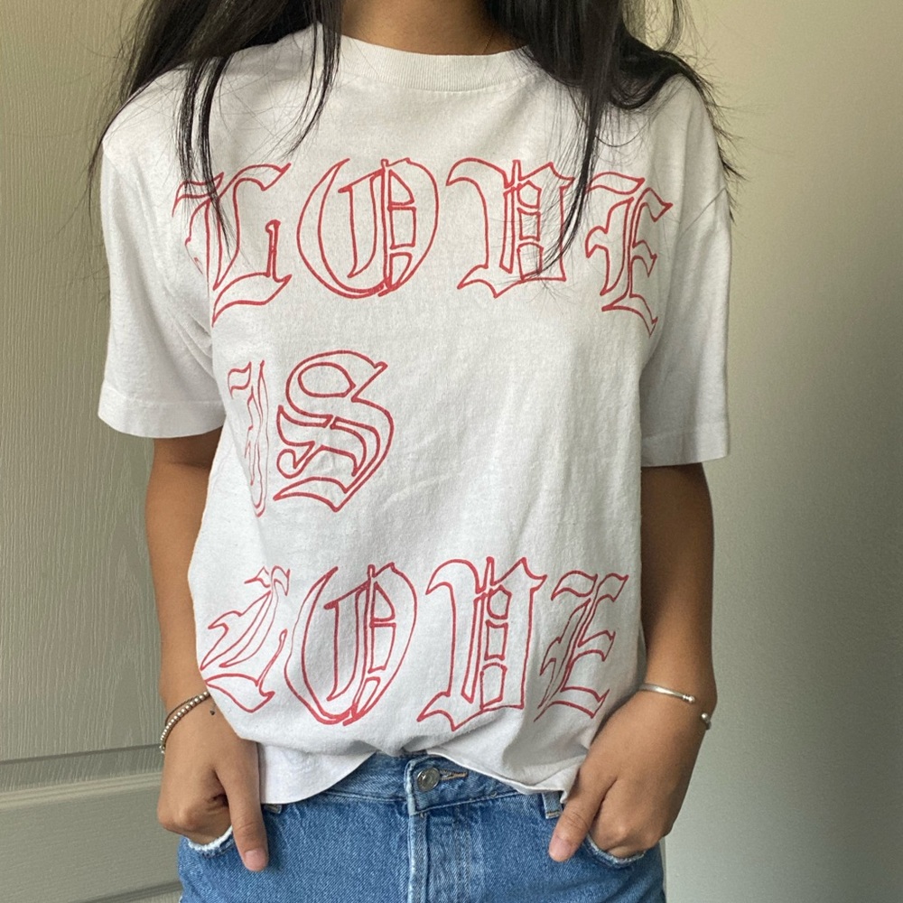 urban outfitters love is love tee